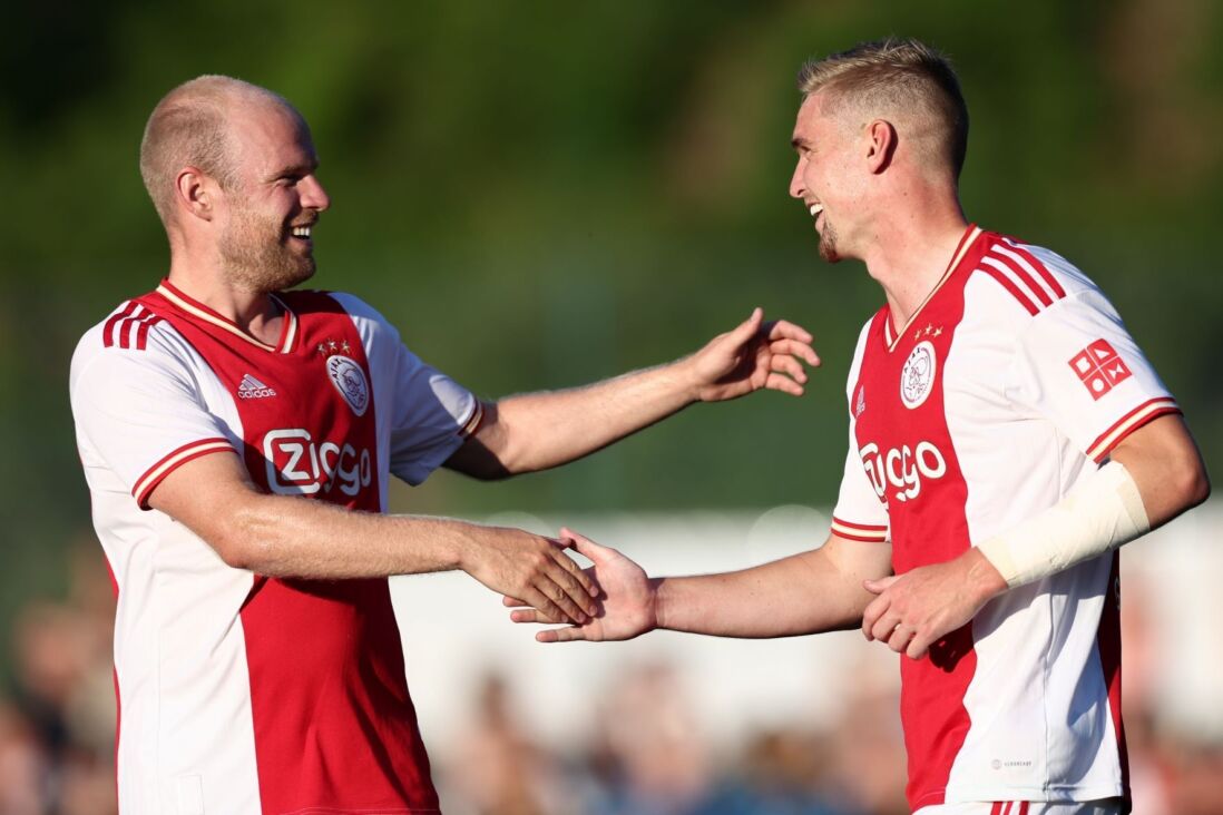 Davy Klaassen en Kenneth Taylor