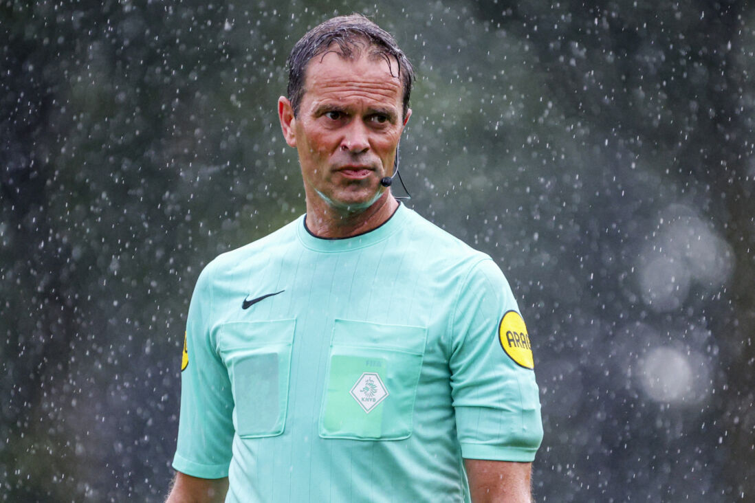 Bas Nijhuis in de regen