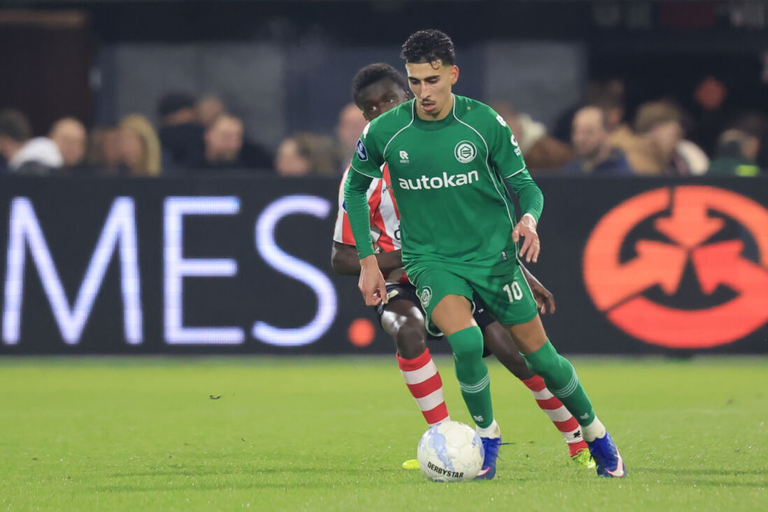 Younes Taha tegen Sparta