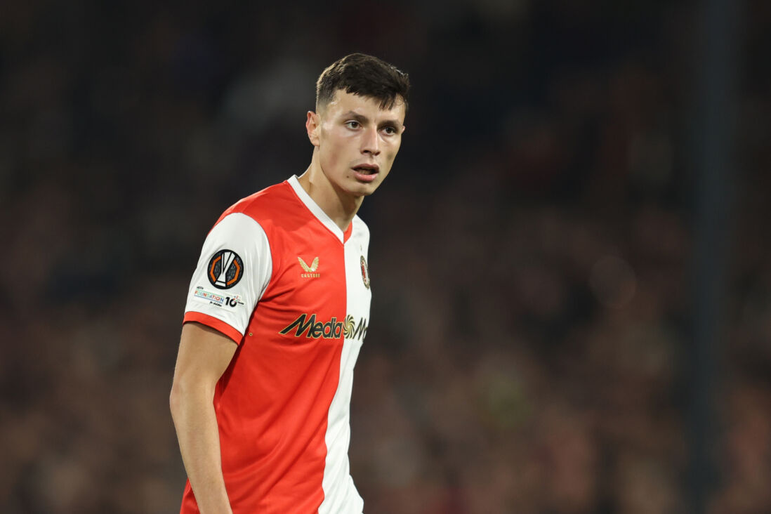 Anel Ahmedhodzic met Feyenoord in de Europa League