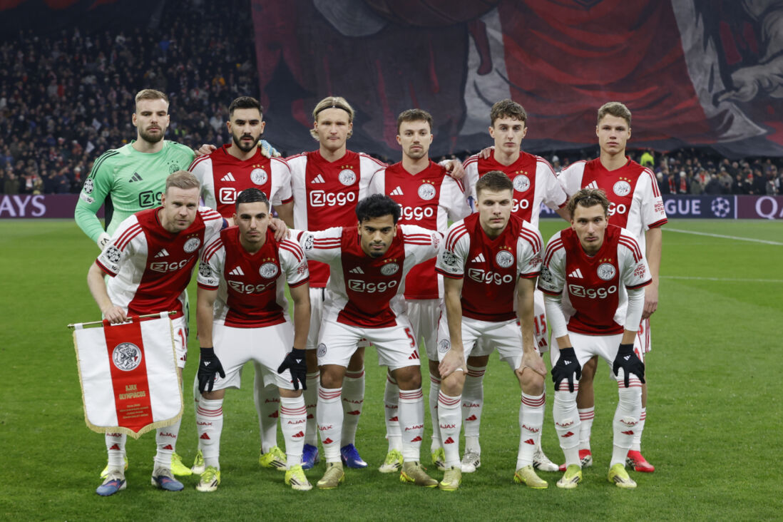 Elftalfoto van Ajax in de Champions League