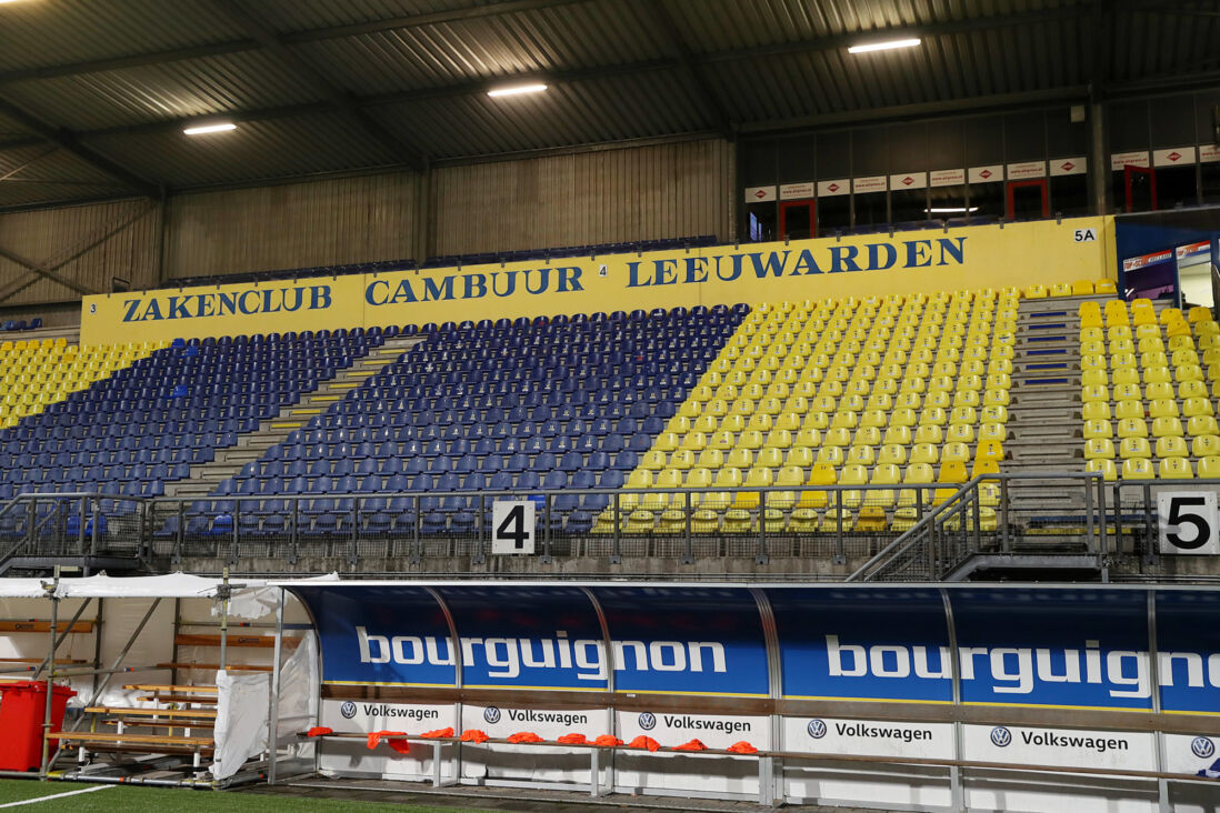 Een leeg Cambuurstadion