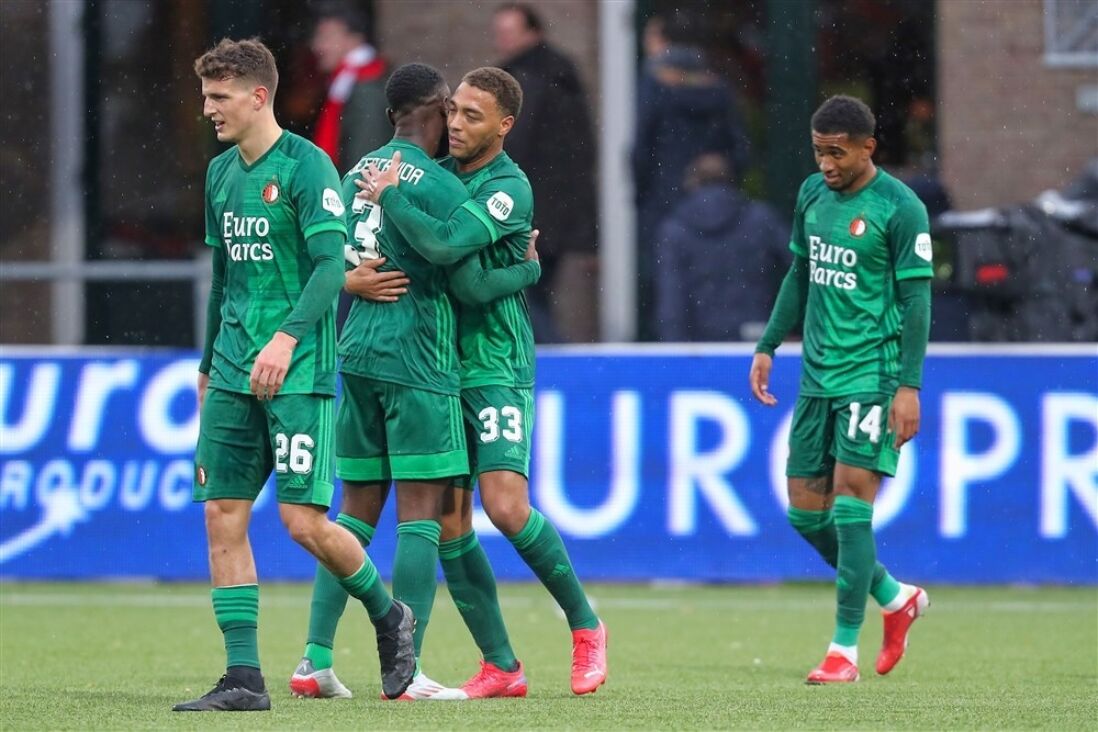 Cyriel Dessers op bezoek bij Sparta Rotterdam