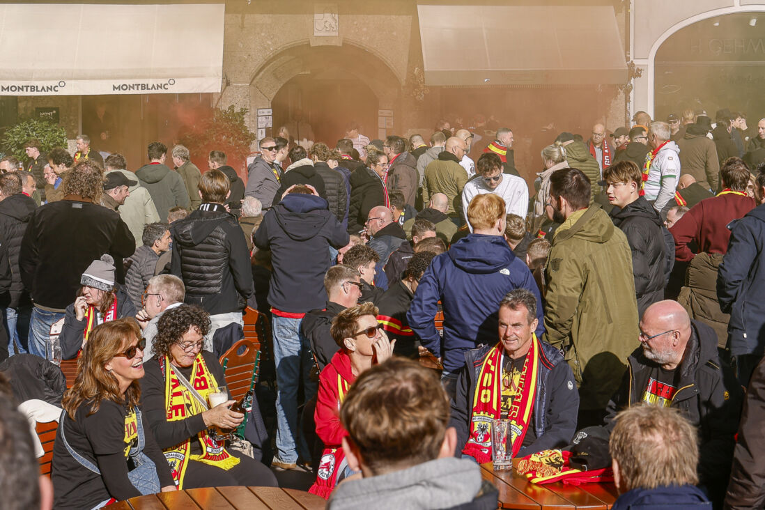 Go Ahead Eagles-fans in Oostenrijk