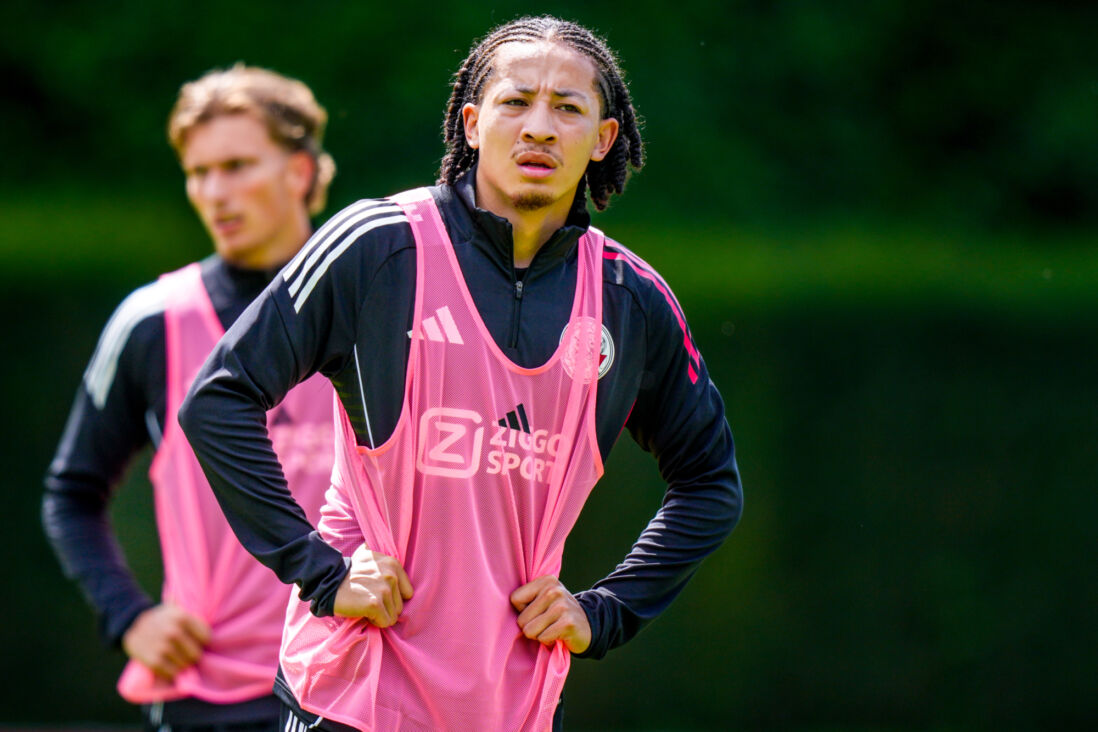 Kian Fitz-Jim met Ajax in Zeist
