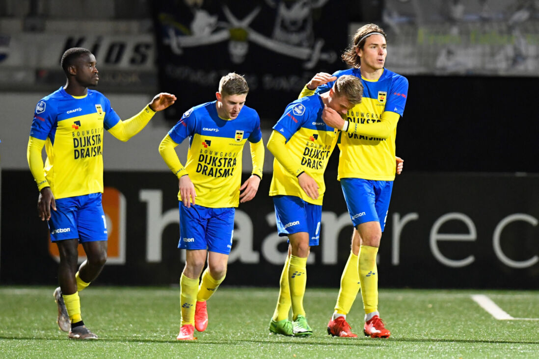 Jamie Jacobs na zijn goal tegen FC Utrecht