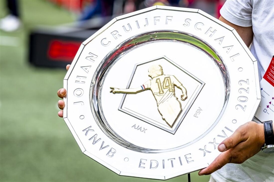 De strijd om de Johan Cruijff Schaal in 2022 ging tussen Ajax en PSV