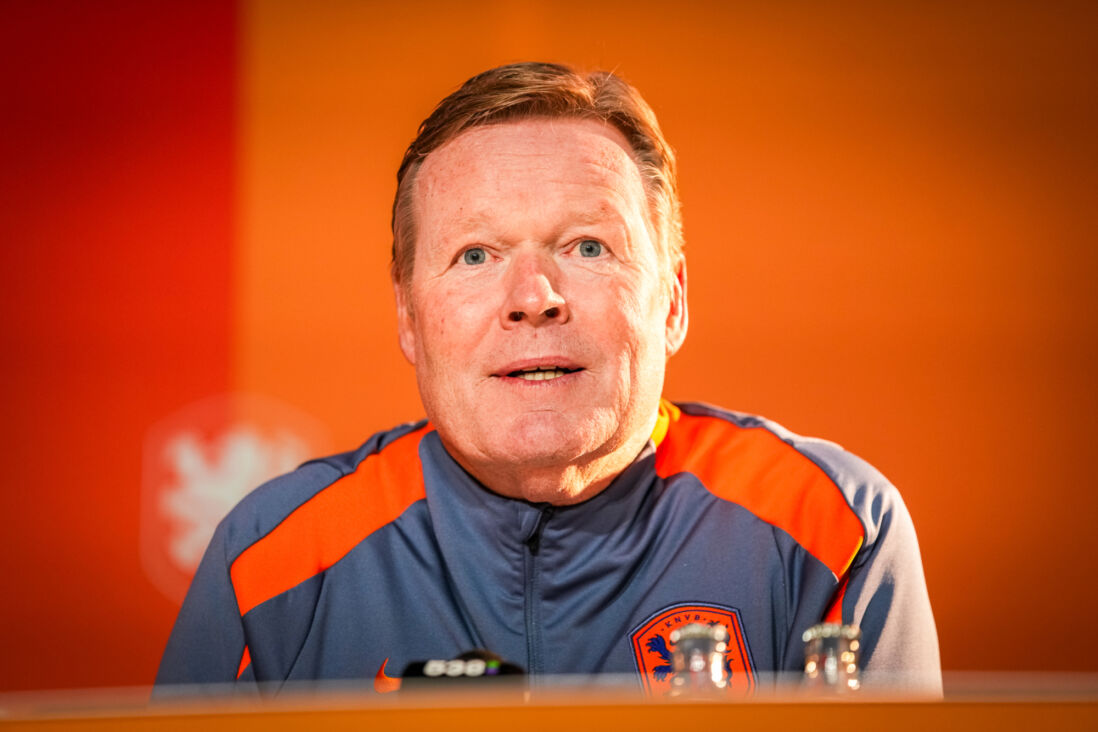 Ronald Koeman op de KNVB Campus