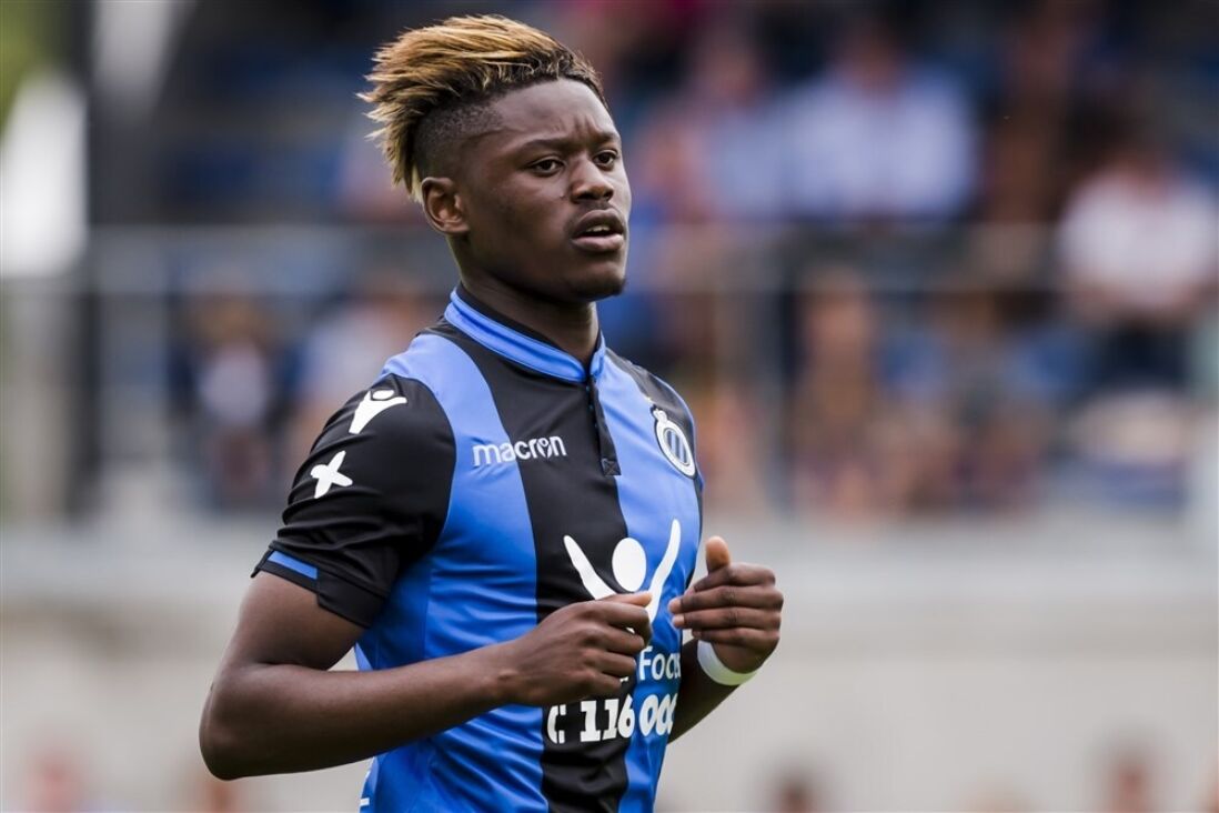 Anthony Limbombe in het shirt van Club Brugge