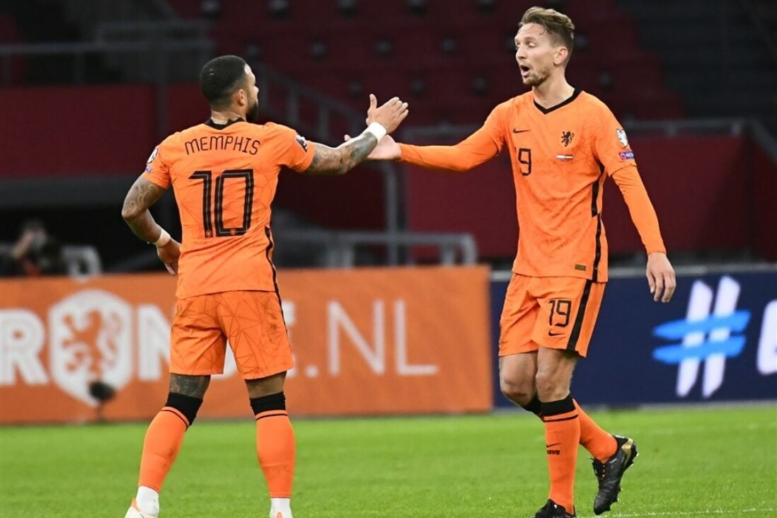 Luuk de Jong bij het Nederlands elftal