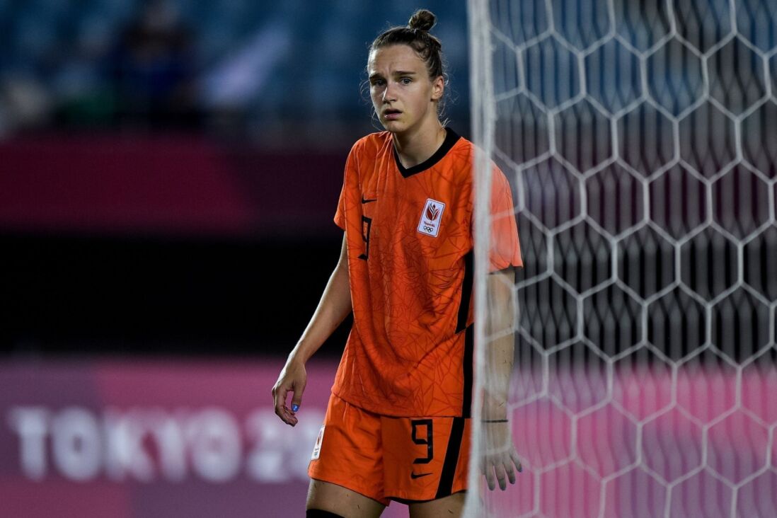 Vivianne Miedema tijdens de Olympische Spelen