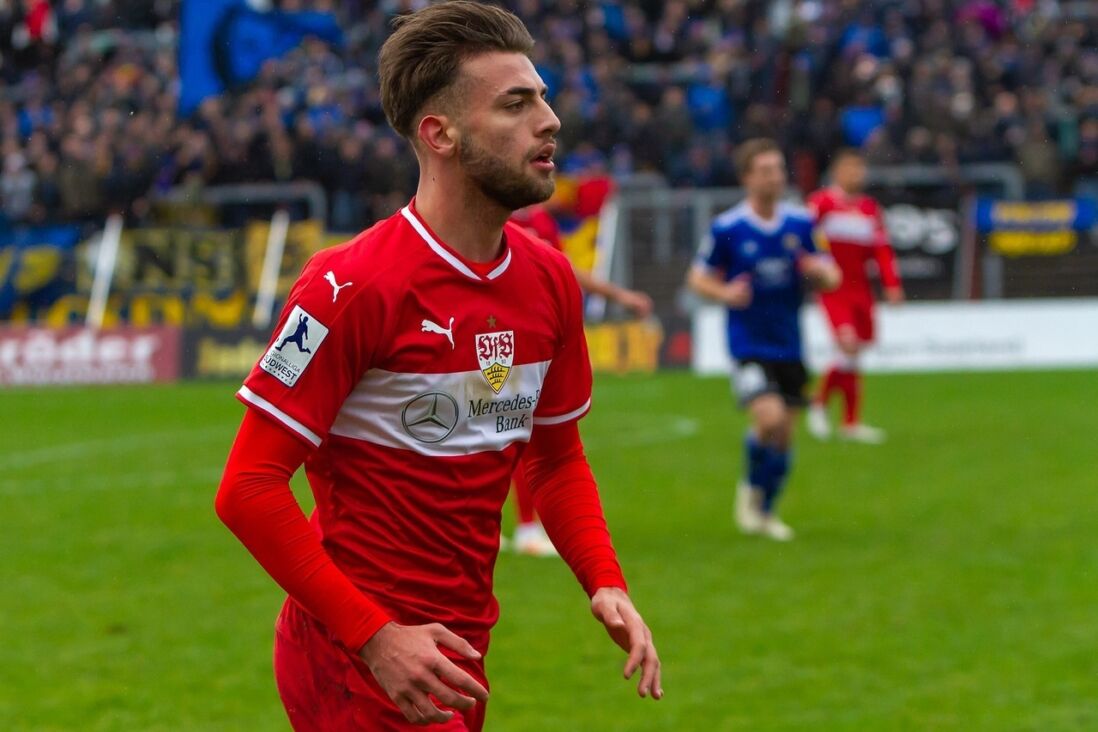 Een speler van VfB Stuttgart