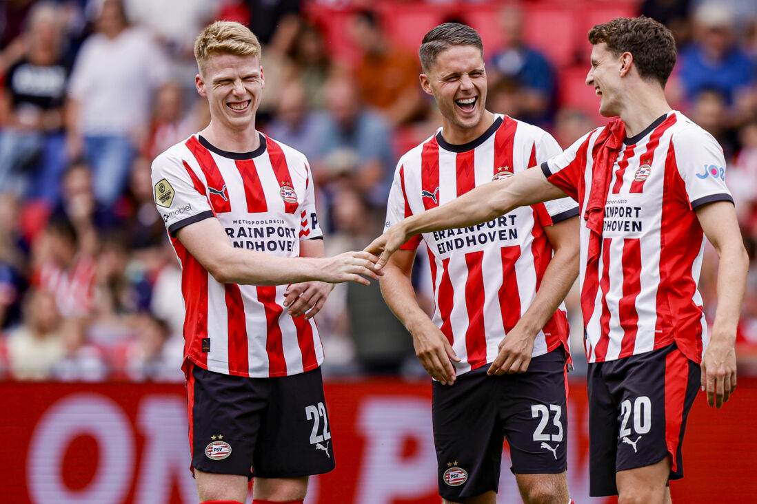 Jerdy Schouten, Joey Veerman en Guus Til hebben lol