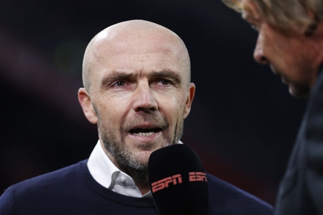Alfred Schreuder met Hans Kraay junior bij ESPN