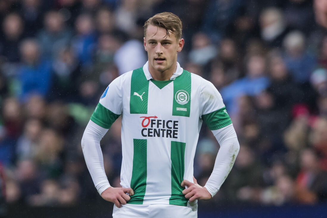 Kaj Sierhuis in het shirt van FC Groningen