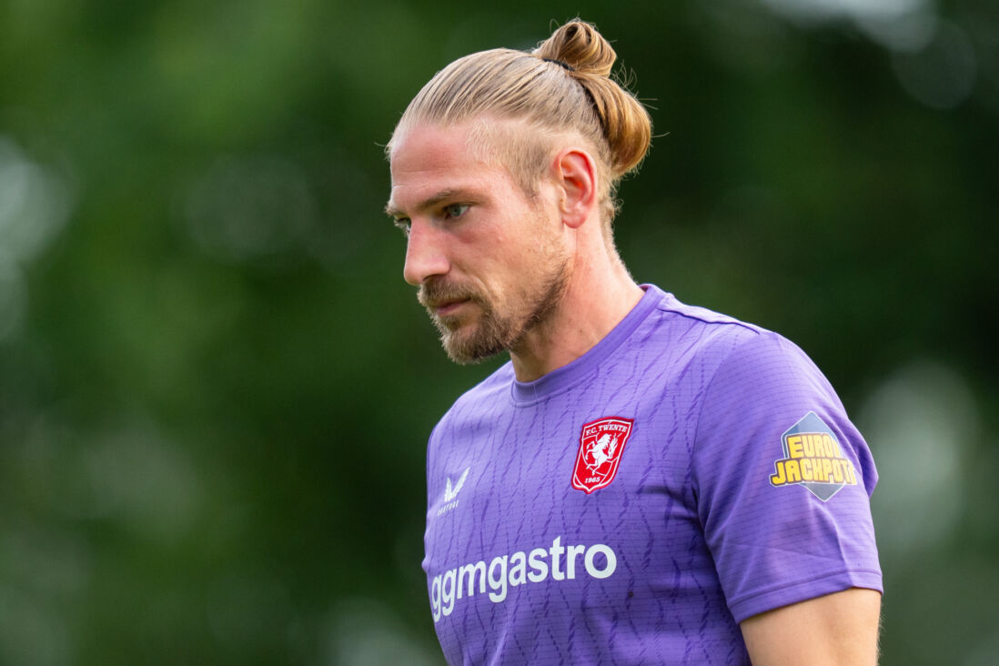 Lars Unnerstall tijdens de voorbereiding van FC Twente