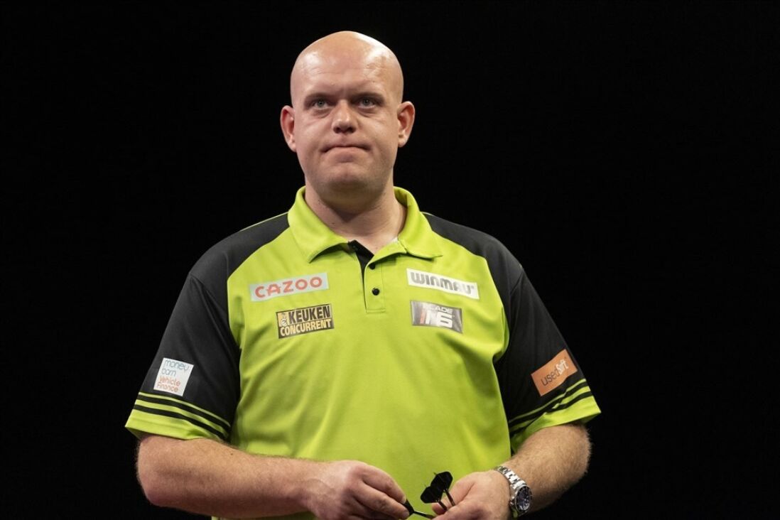 Michael van Gerwen baalt