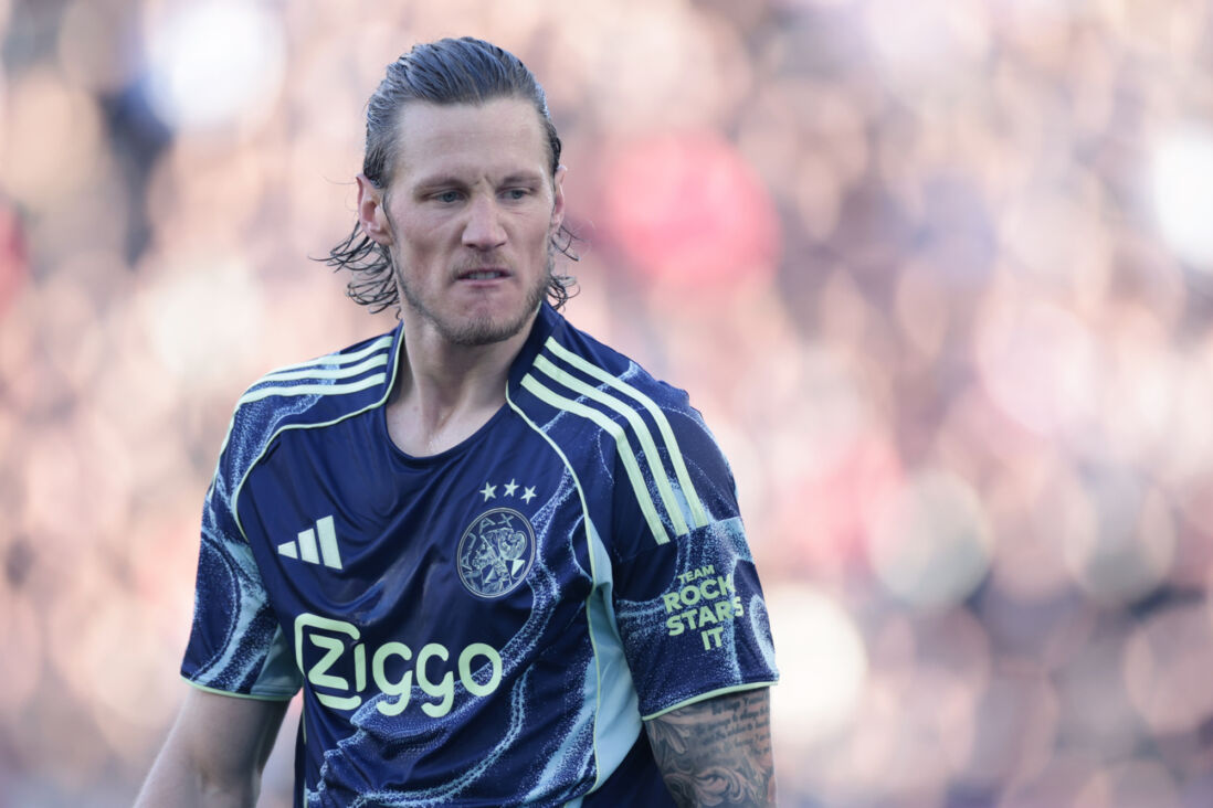 Wout Weghorst in een uitwedstrijd van Ajax