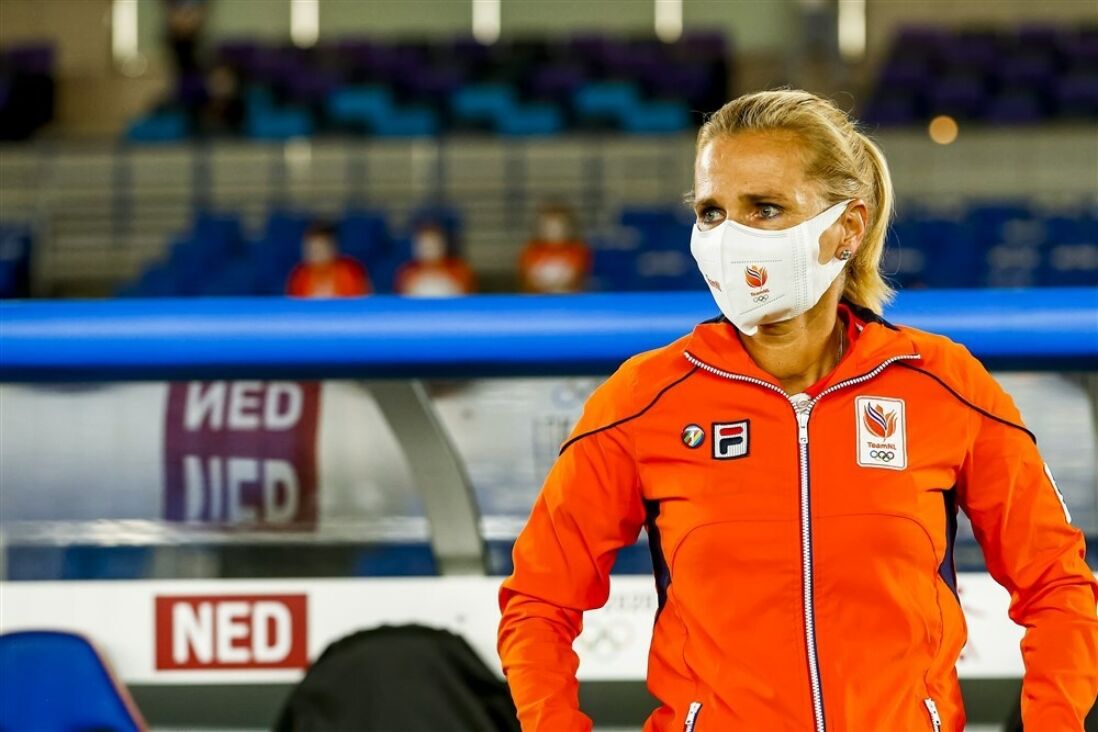 Sarina Wiegman op de Olympische Spelen