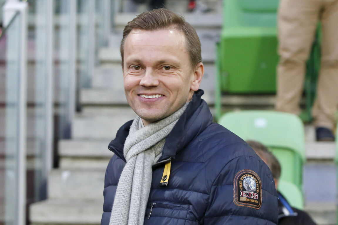 Erik Nevland in de Euroborg