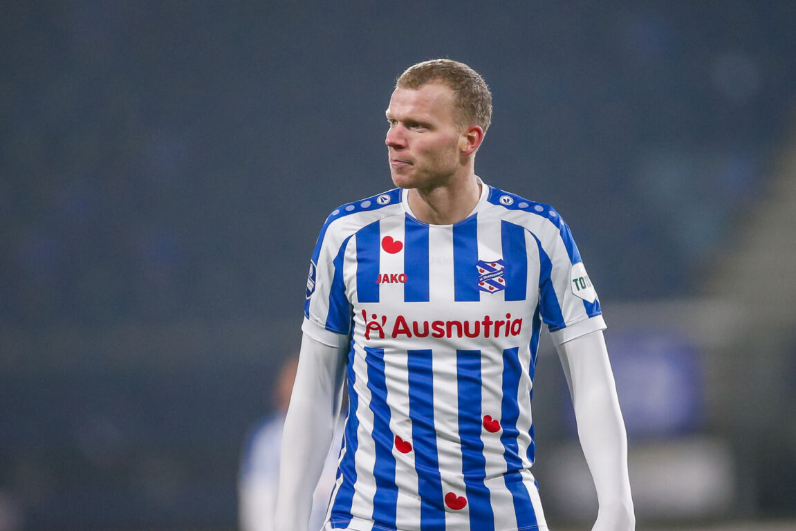Henk Veerman in het shirt van SC Heerenveen