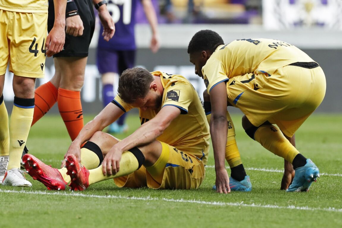 Mats Rits raakt geblesseerd