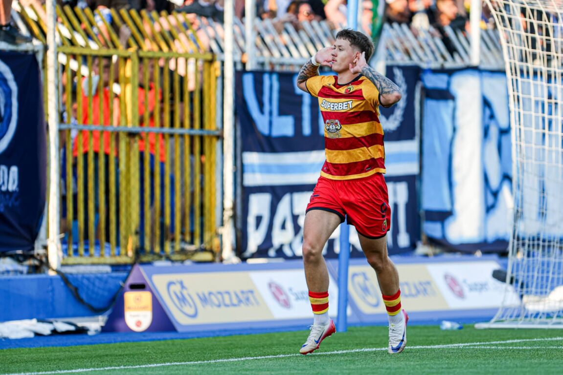 Dimitris Rallis scoort voor Jagellonia