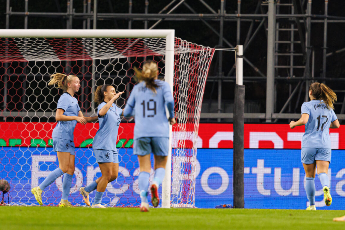 De OranjeLeeuwinnen juichen