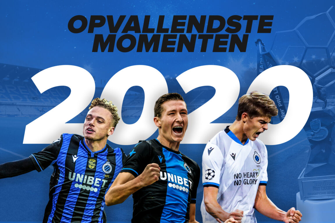 De opvallendste momenten van Club Brugge in 2020|Supporters van Club tijdens de uitwedstrijd tegen Manchester United