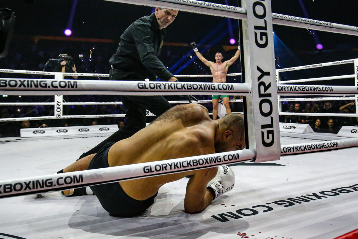 Arek Wrzosek juicht na KO op Badr Hari
