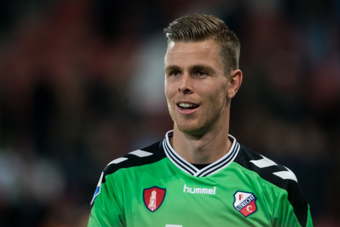 Robbin Ruiter namens FC Utrecht