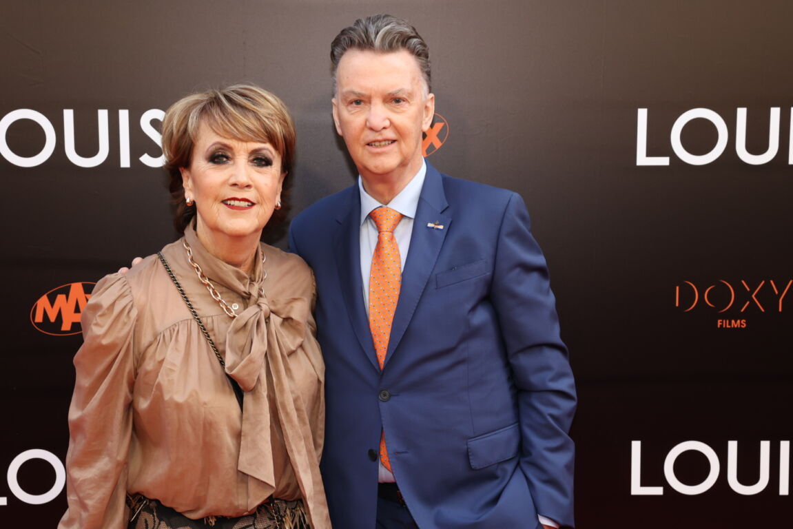 Louis van Gaal met zijn vrouw Truus