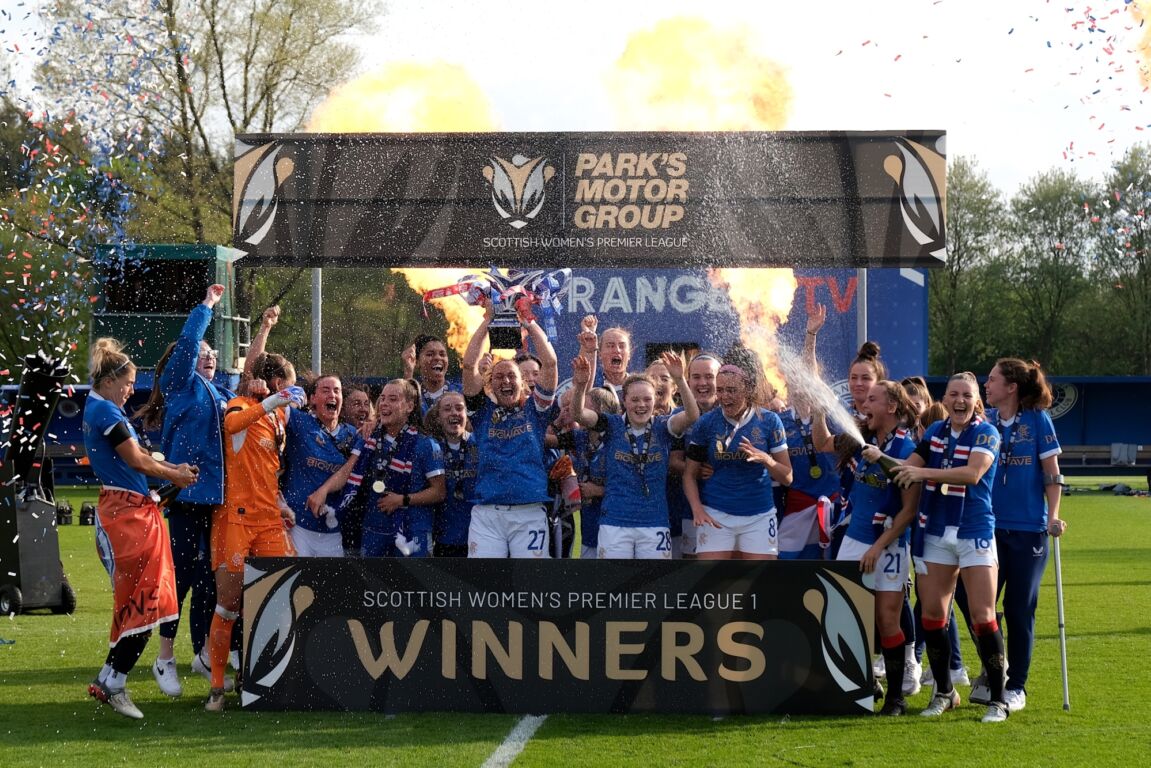 Rangers viert het kampioenschap