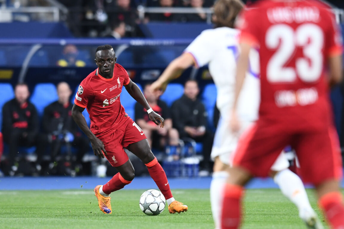 Sadio Mané tijdens de Champions League-finale
