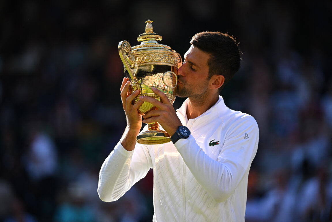 Novak Djokovic na de winst op Wimbledon