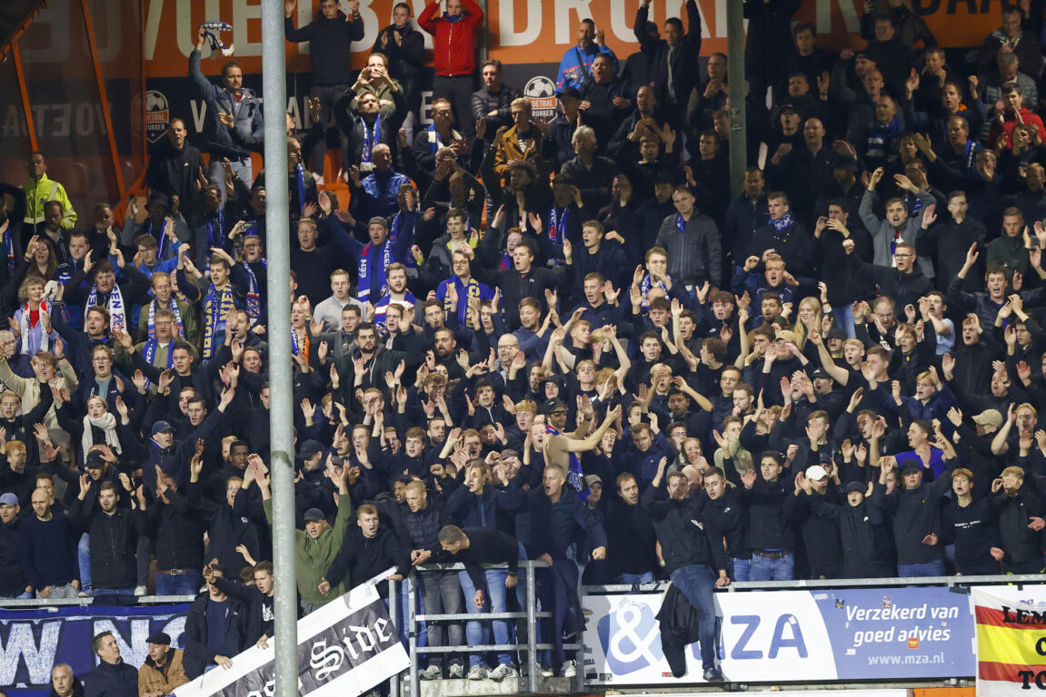 Fans Heerenveen vieren feest