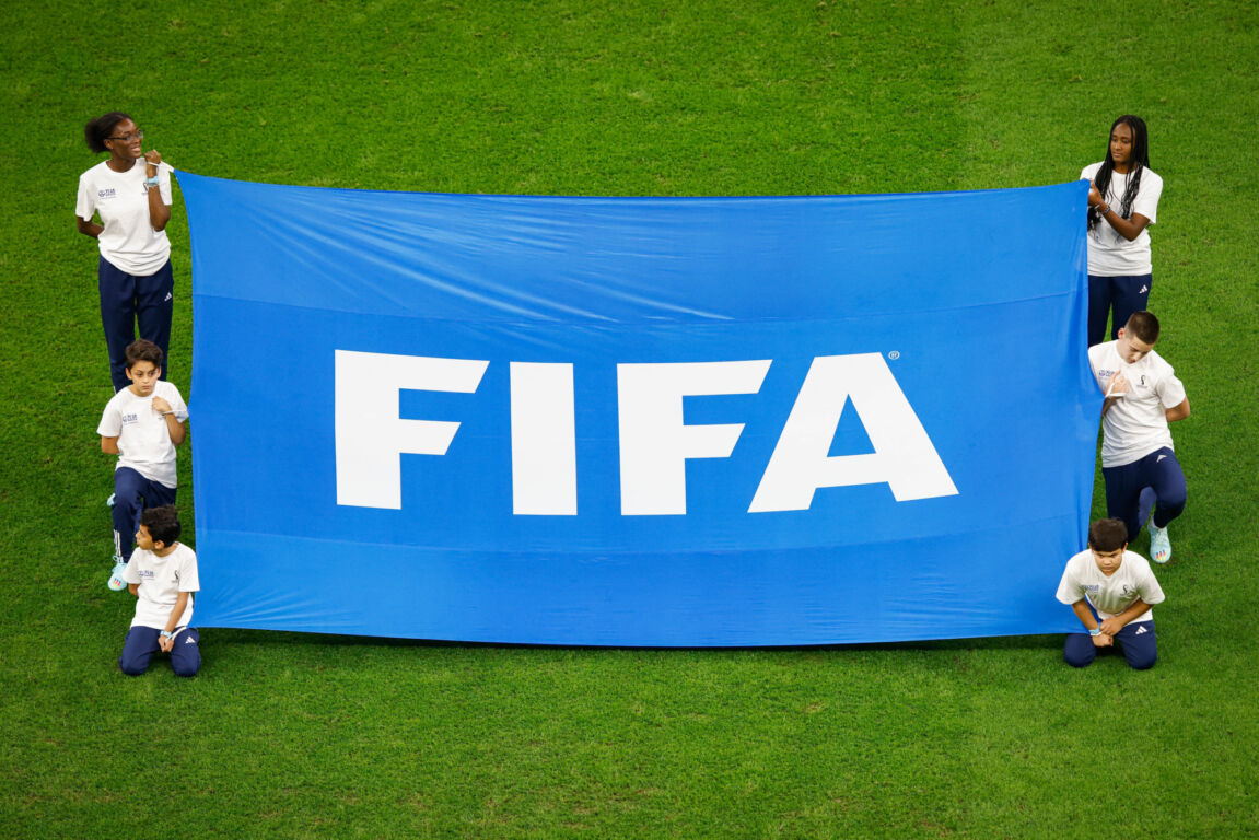 Een FIFA-vlag