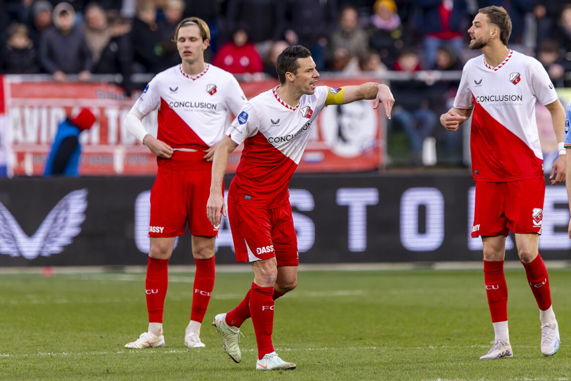 De spelers van FC Utrecht balen