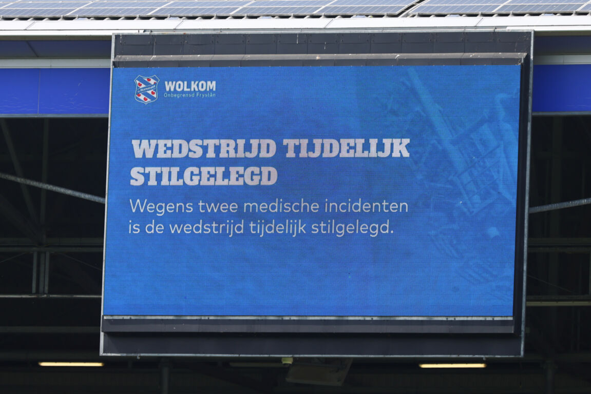 Medische noodsituatie bij SC Heerenveen