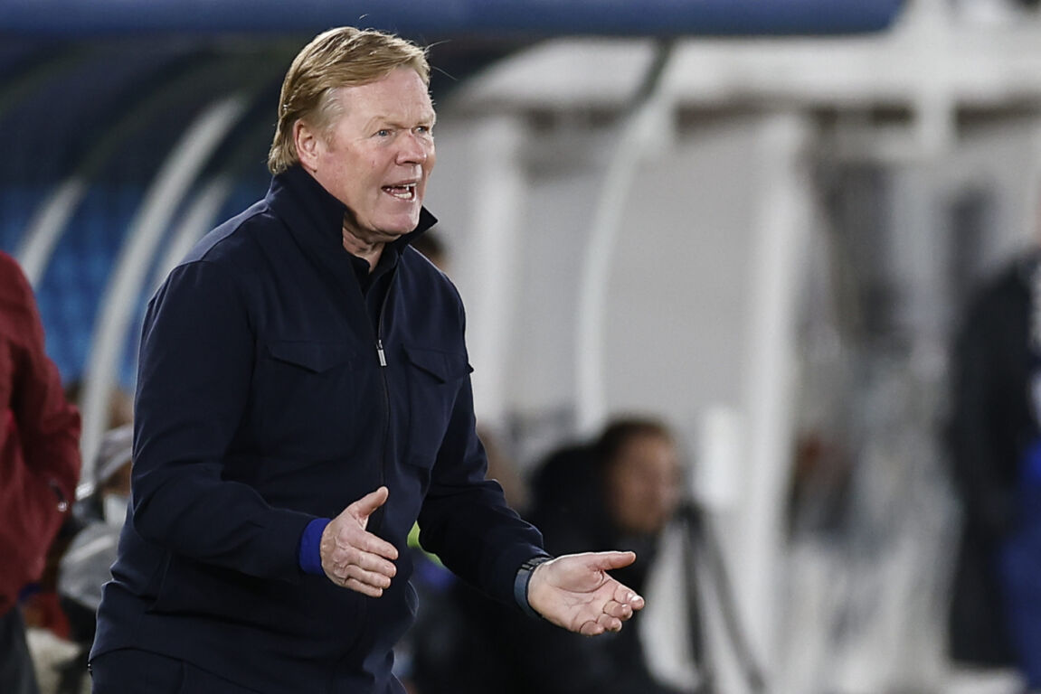 Ronald Koeman als bondscoach van Oranje tegen Finland