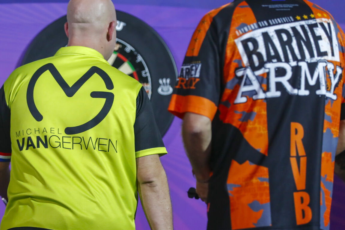 Michael van Gerwen en Raymond van Barneveld
