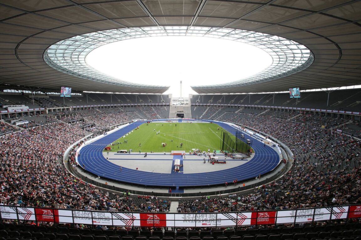 Het Olympiastadion in Berlijn