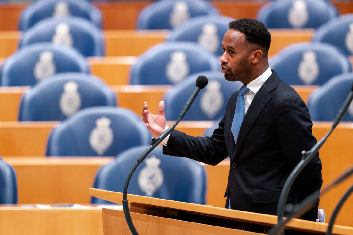 Habtamu de Hoop in de Tweede Kamer