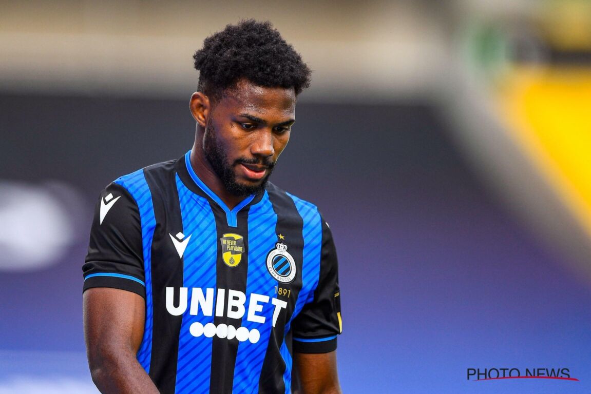 Emmanuel Dennis, hier nog in het shirt van Club Brugge