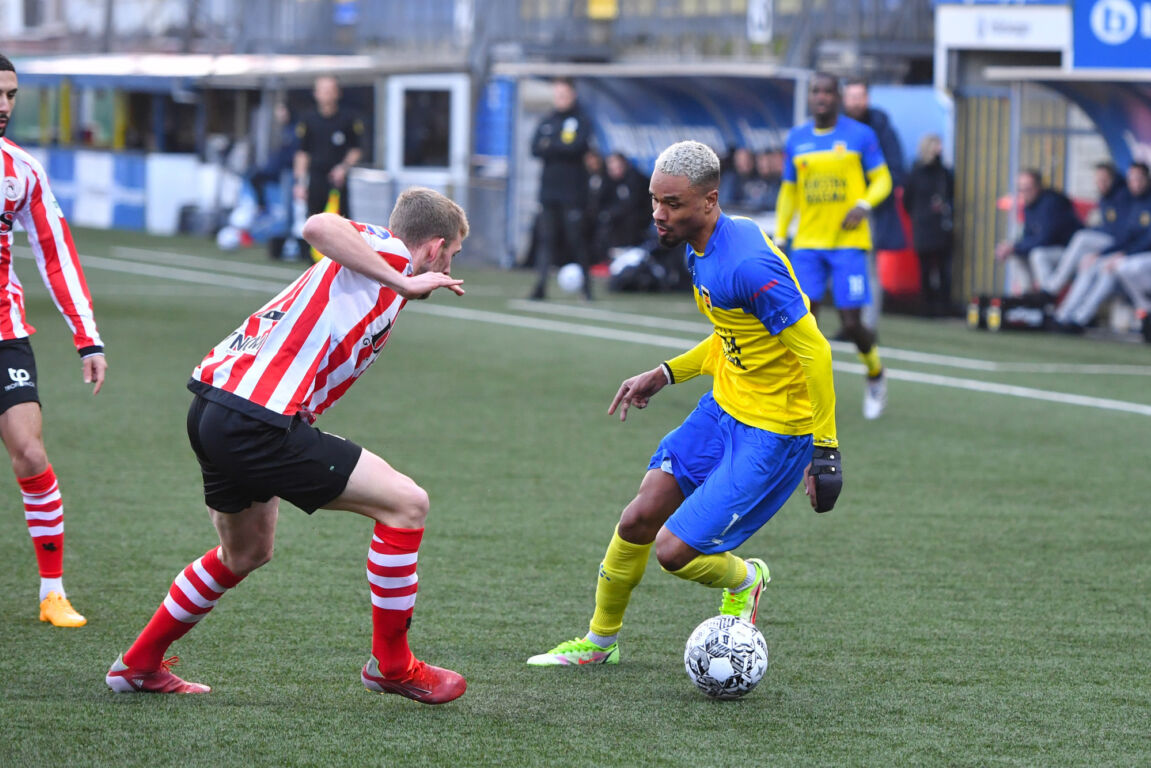 Patrick Joosten bij zijn debuut namens SC Cambuur