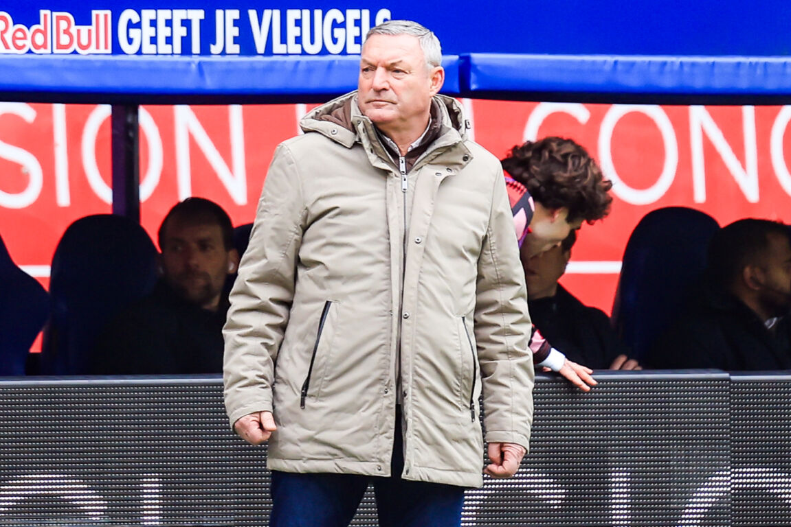 Ron Jans in de Galgenwaard tegen Feyenoord
