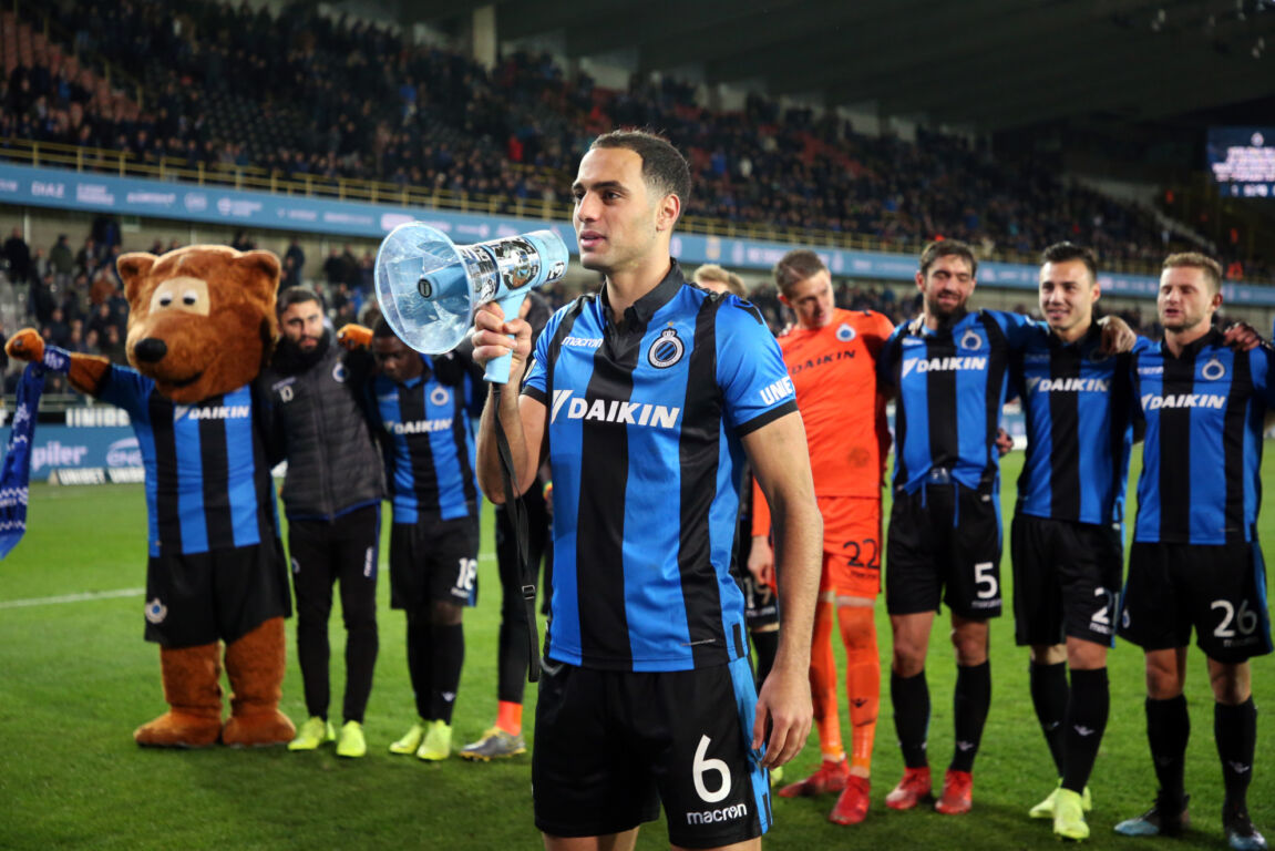 Sofyan Amrabat namens Club Brugge