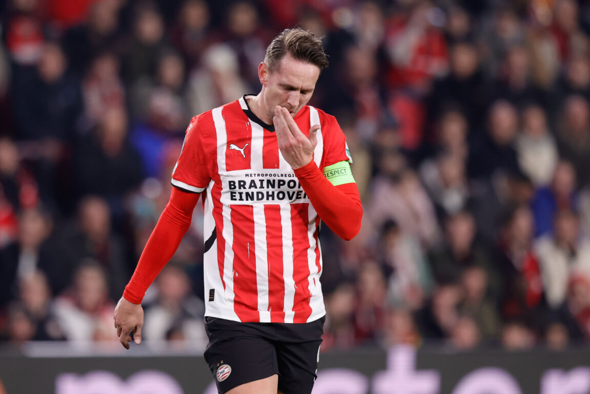 PSV-aanvoerder Luuk de Jong in het Philips Stadion