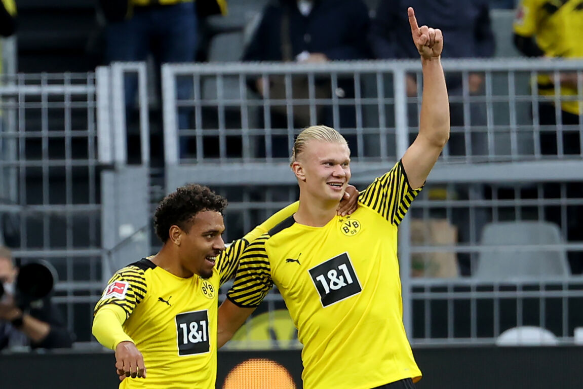 Donyell Malen en Erling Haaland