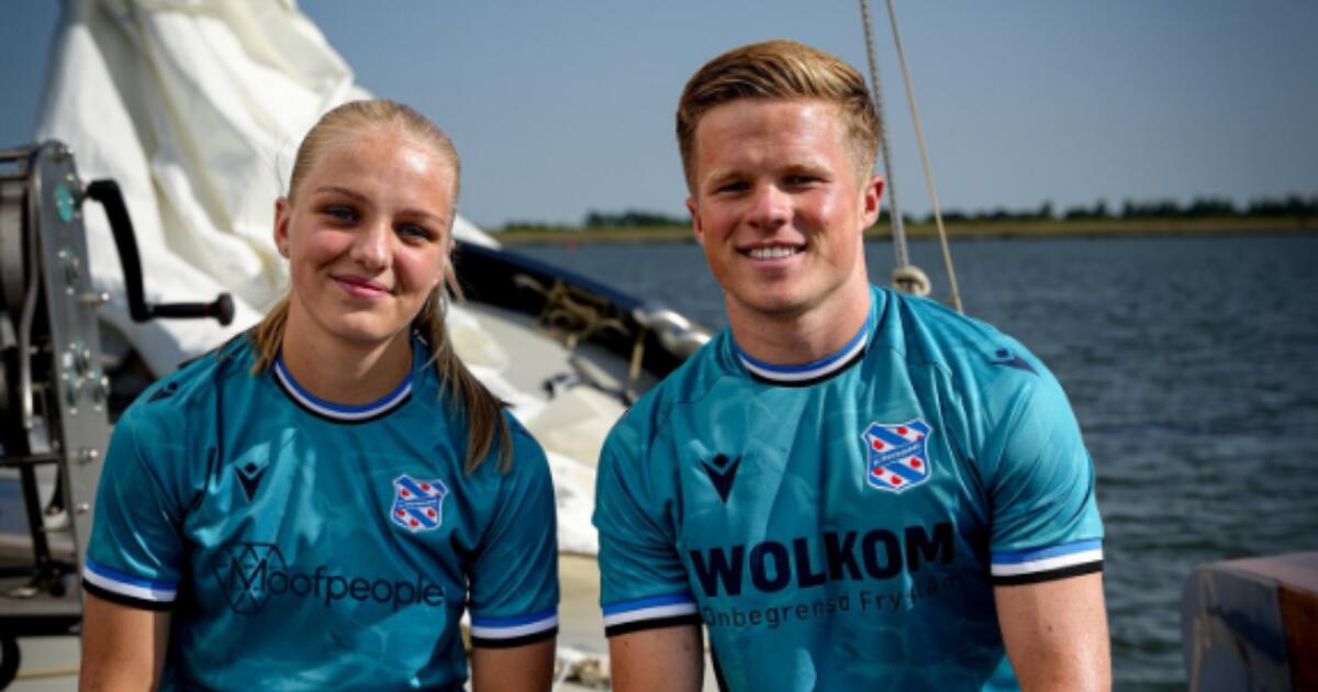 SC Heerenveen presenteert nieuwe uitshirt voor komend seizoen